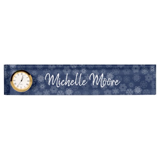 雪片 デスクネームプレート (正面)