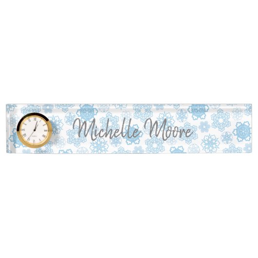 雪片 デスクネームプレート (正面)