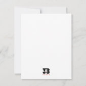 雪片 ノートカード (裏面)