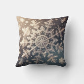 雪片/ハート クッション (裏面)