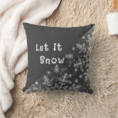 雪片/ハート/雪を降らせる クッション (ブランケット)