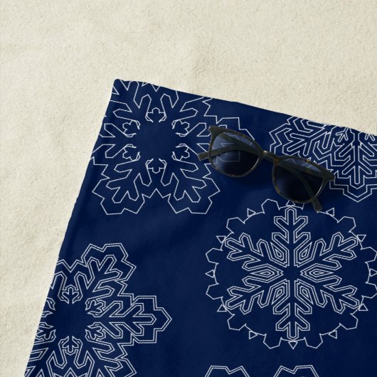 雪片 ビーチタオル (インサイチュ)
