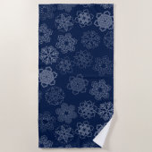 雪片 ビーチタオル (正面)