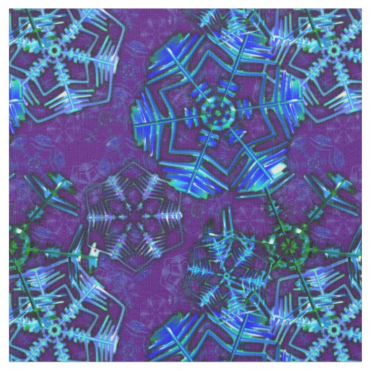 雪片 ファブリック (クローズアップ)