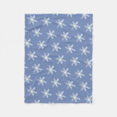 雪片 フリースブランケット (正面)