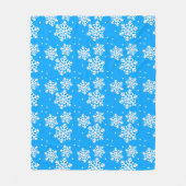 雪片 フリースブランケット (正面)