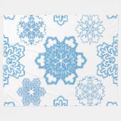 雪片 フリースブランケット (正面(横))
