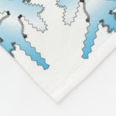 雪片 フリースブランケット (角)