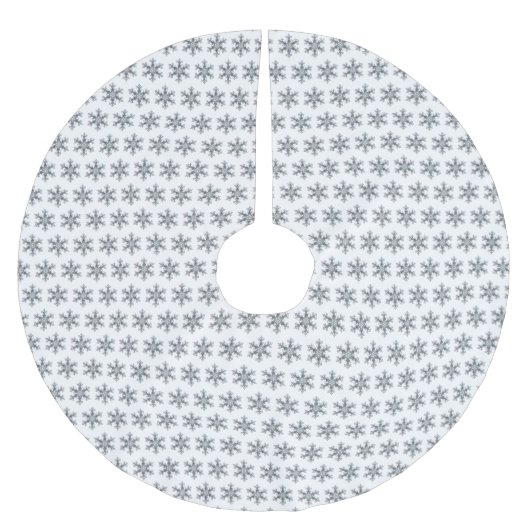 雪片 ブラッシュドポリエステルツリースカート (正面)