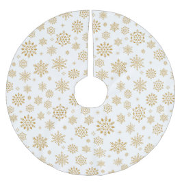 雪片 ブラッシュドポリエステルツリースカート