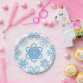 雪片 ペーパープレート (パーティー)