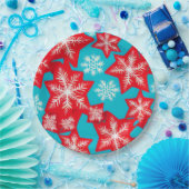 雪片 ペーパープレート (パーティー)