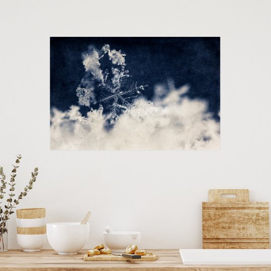 雪片 ポスター (キッチン)