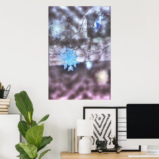 雪片 ポスター (ホームオフィス)