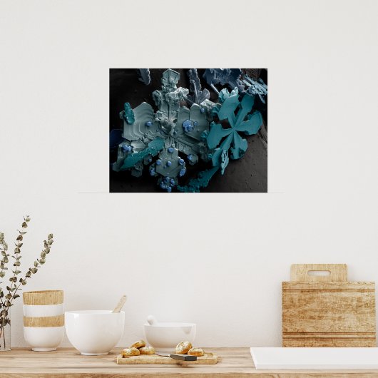 雪片 ポスター (キッチン)