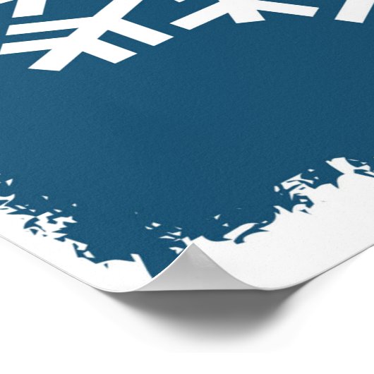 雪片 ポスター (角)