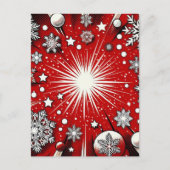 雪片 ポストカード (正面)