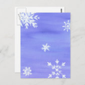 雪片 ポストカード (正面/裏面)