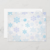 雪片 ポストカード (正面/裏面)