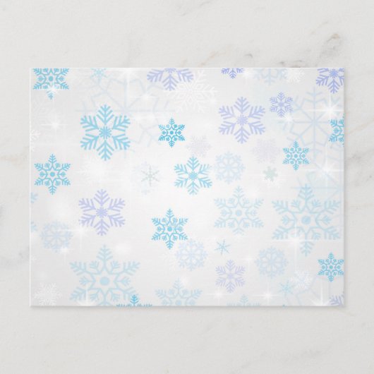 雪片 ポストカード (正面)