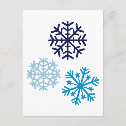 雪片 ポストカード (正面)