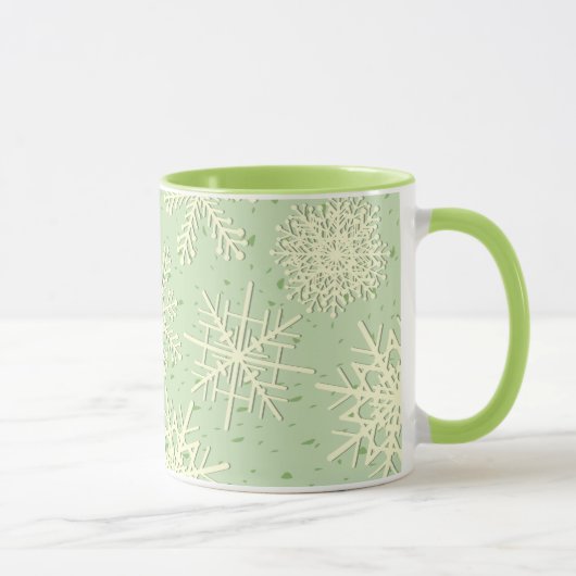 雪片、マグカップ マグカップ (右)
