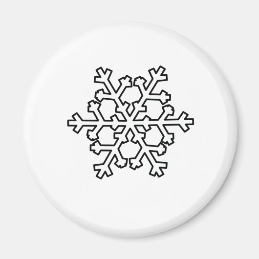 雪片 マグネット (正面)