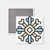 雪片 マグネット (正面/裏面)