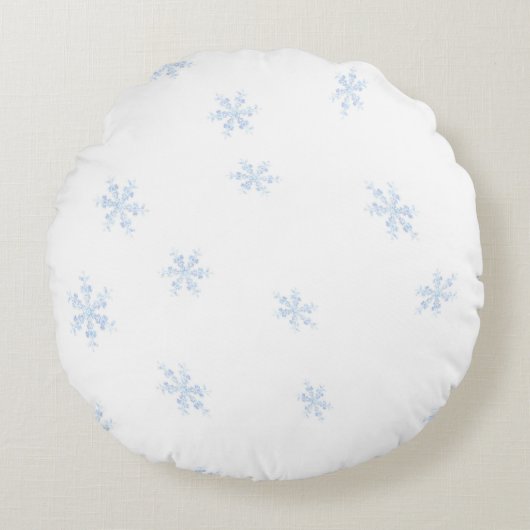 雪片 ラウンドクッション (正面)