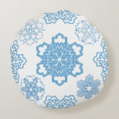 雪片 ラウンドクッション (裏面)