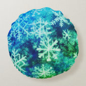 雪片 ラウンドクッション (裏面)