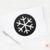 雪片 ラウンドシール (封筒)