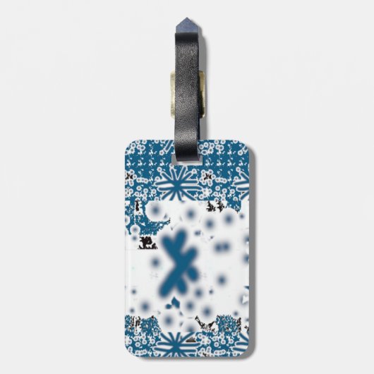 雪片 ラゲッジタグ (裏面縦)