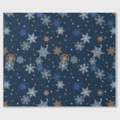 雪片 ラッピングペーパー (フラット)