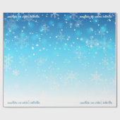 雪片 ラッピングペーパー (フラット)