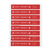 雪片 ラップアラウンドラベル (シート)