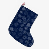 雪片 ラージクリスマスストッキング (正面 (吊り時))