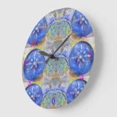 雪片 ラージ壁時計 (傾斜)