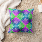 雪片/レース/マイアミ/グリーンリーフ/ティルト クッション (ブランケット)