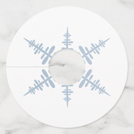 雪片 ワイングラスタグ (裏面)