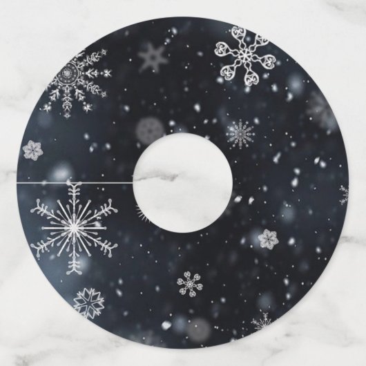 雪片 ワイングラスタグ (正面)