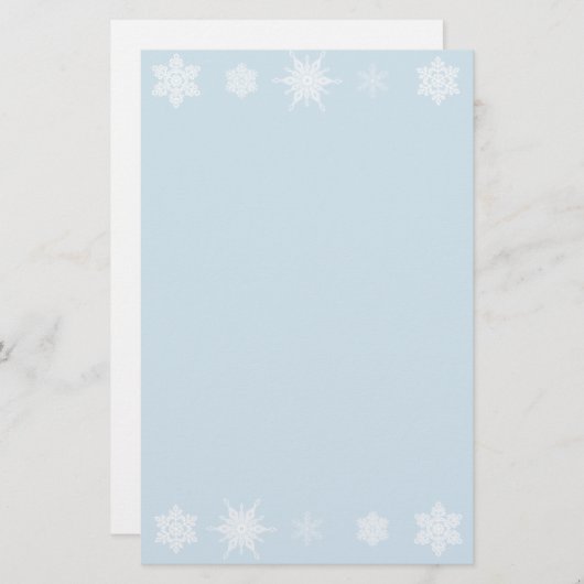 雪片 便箋 (正面/裏面)