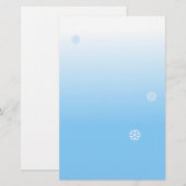 雪片 便箋 (正面/裏面)