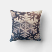 雪片/厚い結晶/レイ クッション (裏面)