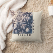 雪片/厚い結晶/レイ/ポーチ クッション (ブランケット)