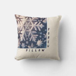 雪片/厚い結晶/レイ/ポーチ クッション