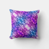 雪片/厚い結晶/レイ/マイアミ鏡 クッション (正面)