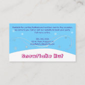 雪片 名刺 (裏面)