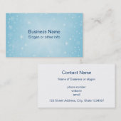 雪片 名刺 (正面/裏面)