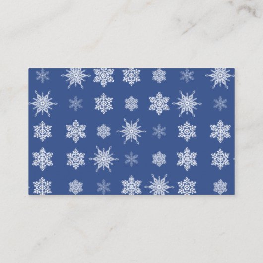 雪片 名刺 (裏面)